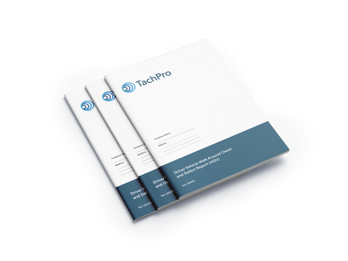A5 Irish 50 Page Universal Duplicate Driver Defect Book – TachPro